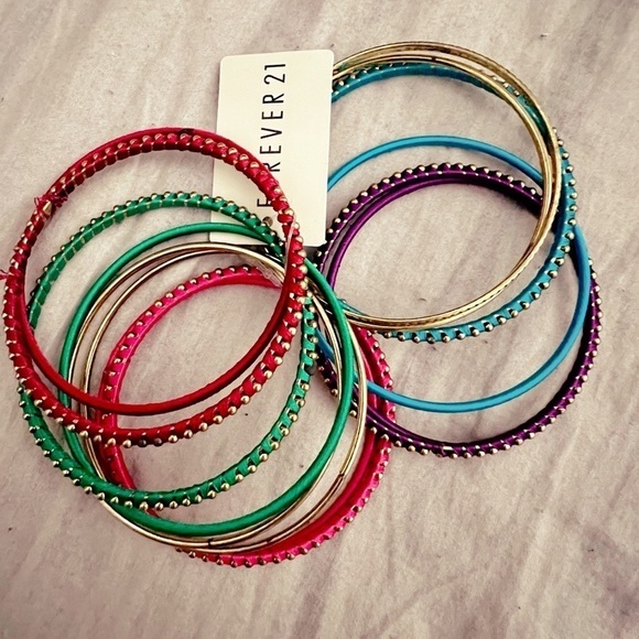 NWT multicolored bangles. Two of each color - Picture 1 of 3